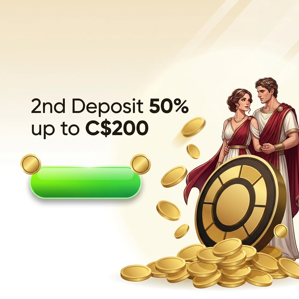 2nd Deposit 50% up to C$200